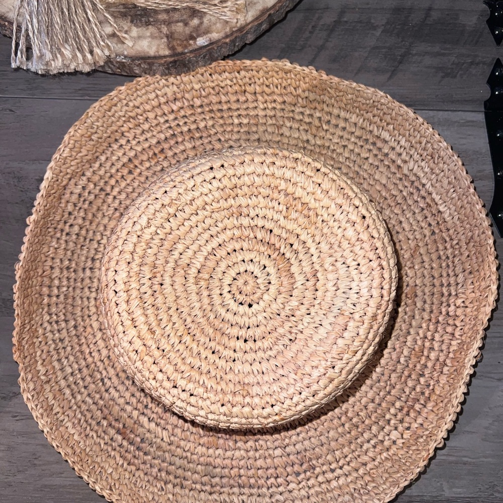 Betmar Tan Straw Hat with Pink Band - Picture 9 of 13
